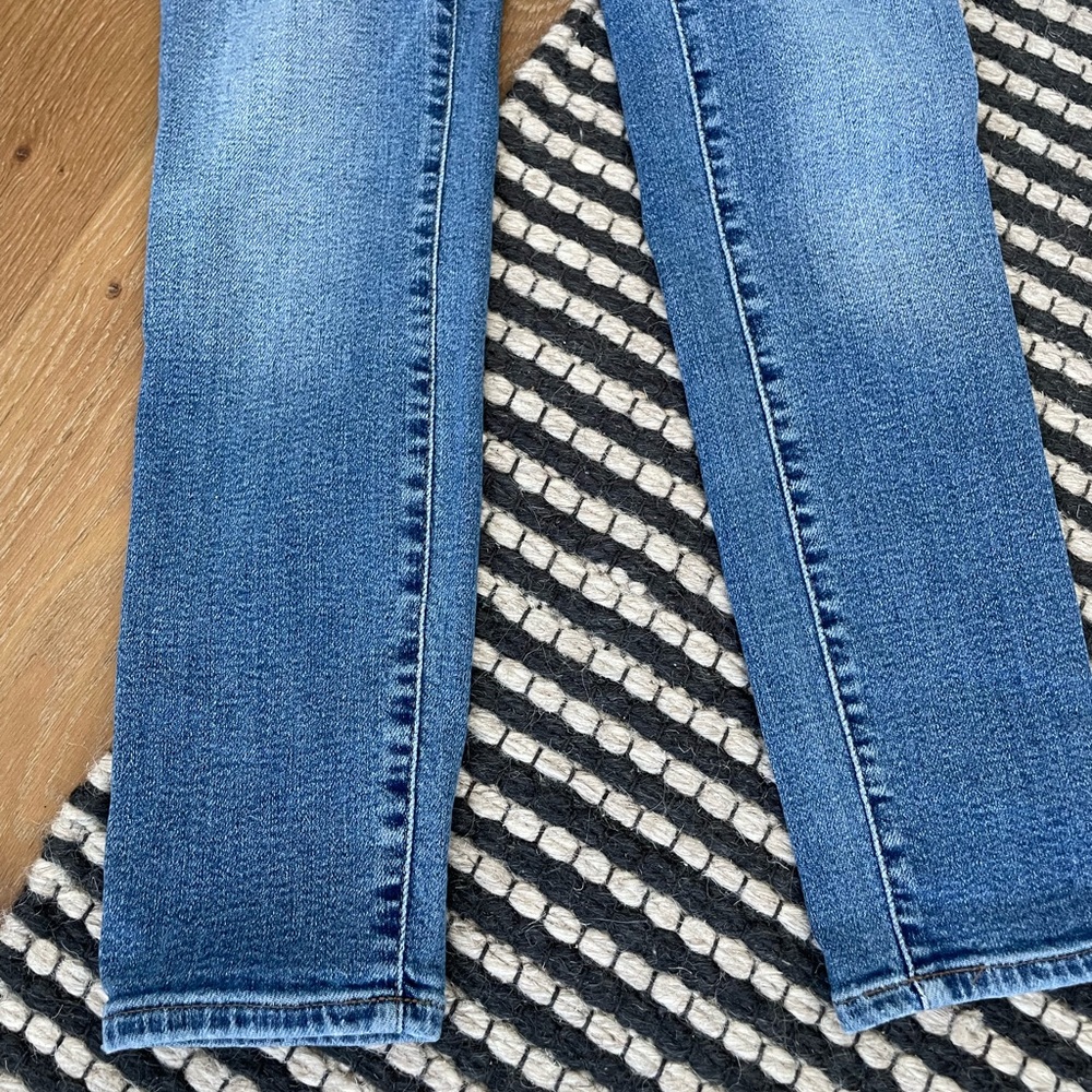 Madewell 9” Mid Rise Skinny Crop Button Fly Jeans Size 24 - Picture 6 of 8